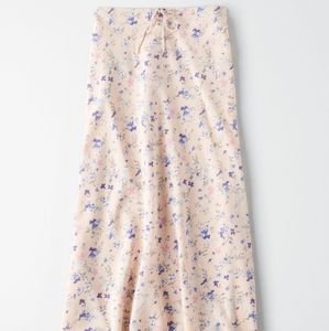 AE Studio Floral Midi Skirt Size M